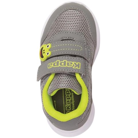 Kappa Buty dla dzieci Kappa Jak M szaro-limonkowe 280024M 1633 Kappa Buty dla dzieci Kappa Jak M szaro-limonkowe 280024M 1633