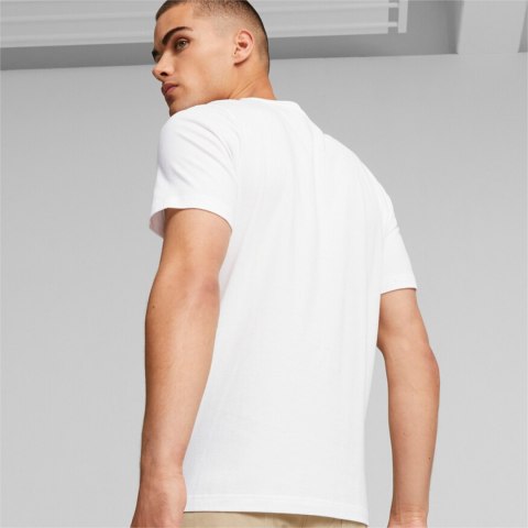 Puma Koszulka męska Puma ESS+ LOGO LAB Holiday Tee biała 675922 02 Puma Koszulka męska Puma ESS+ LOGO LAB Holiday Tee biała 675922 02