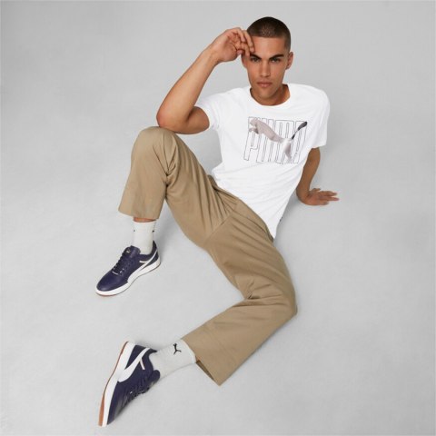 Puma Koszulka męska Puma ESS+ LOGO LAB Holiday Tee biała 675922 02 Puma Koszulka męska Puma ESS+ LOGO LAB Holiday Tee biała 675922 02