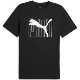 Puma Koszulka męska Puma ESS+ LOGO LAB Holiday Tee czarna 675922 01