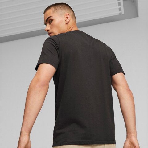 Puma Koszulka męska Puma ESS+ LOGO LAB Holiday Tee czarna 675922 01 Puma Koszulka męska Puma ESS+ LOGO LAB Holiday Tee czarna 675922 01