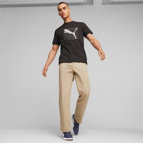 Puma Koszulka męska Puma ESS+ LOGO LAB Holiday Tee czarna 675922 01 Puma Koszulka męska Puma ESS+ LOGO LAB Holiday Tee czarna 675922 01