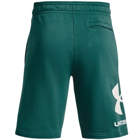 Under Armour Spodenki męskie Under Armour Rival FLC Big Logo Shorts zielone 1357118 722 Under Armour Spodenki męskie Under Armour Rival FLC Big Logo Shorts zielone 1357118 722