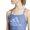 Adidas Kostium kąpielowy damski adidas Big Logo niebieski IA3192