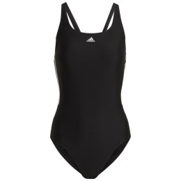 Adidas Kostium kąpielowy damski adidas Mid 3-Stripes czarny HA5993