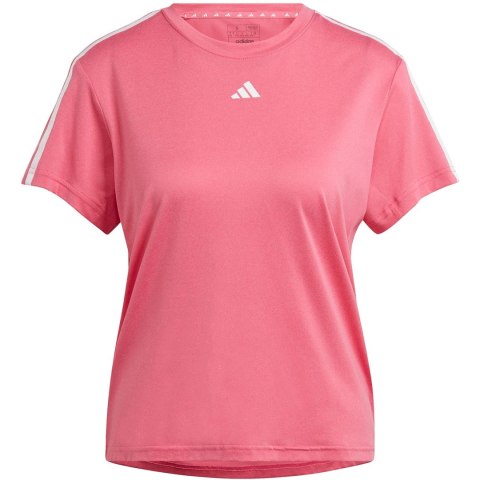 Adidas Koszulka damska adidas Aeroready Train Essentials 3-Stripes Tee różowa HZ5688