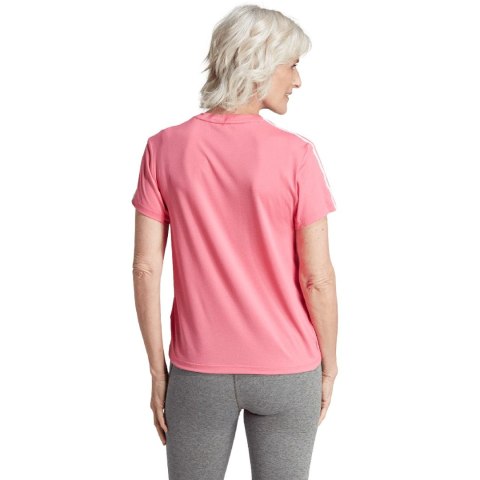 Adidas Koszulka damska adidas Aeroready Train Essentials 3-Stripes Tee różowa HZ5688 Adidas Koszulka damska adidas Aeroready Train Essentials 3-Stripes Tee różowa HZ5688