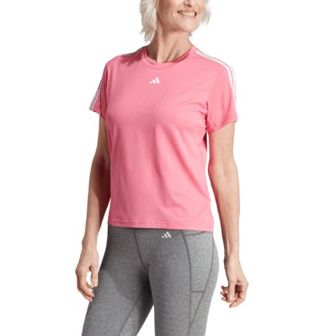 Adidas Koszulka damska adidas Aeroready Train Essentials 3-Stripes Tee różowa HZ5688 Adidas Koszulka damska adidas Aeroready Train Essentials 3-Stripes Tee różowa HZ5688