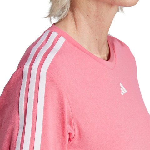Adidas Koszulka damska adidas Aeroready Train Essentials 3-Stripes Tee różowa HZ5688 Adidas Koszulka damska adidas Aeroready Train Essentials 3-Stripes Tee różowa HZ5688