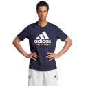 Adidas Koszulka męska adidas Real Madrid DNA Graphic Tee granatowa HY0613