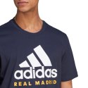 Adidas Koszulka męska adidas Real Madrid DNA Graphic Tee granatowa HY0613