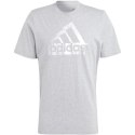 Adidas Koszulka męska adidas Sportswear Future Icons Metallic Tee szara II3467