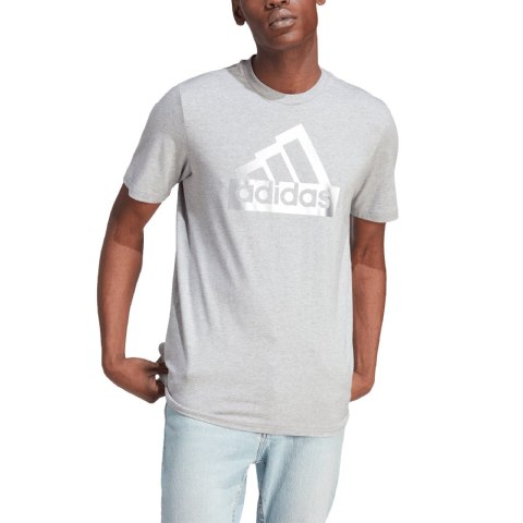 Adidas Koszulka męska adidas Sportswear Future Icons Metallic Tee szara II3467 Adidas Koszulka męska adidas Sportswear Future Icons Metallic Tee szara II3467