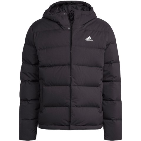 Adidas Kurtka męska adidas Helionic Hooded Down czarna HG8751 Adidas Kurtka męska adidas Helionic Hooded Down czarna HG8751