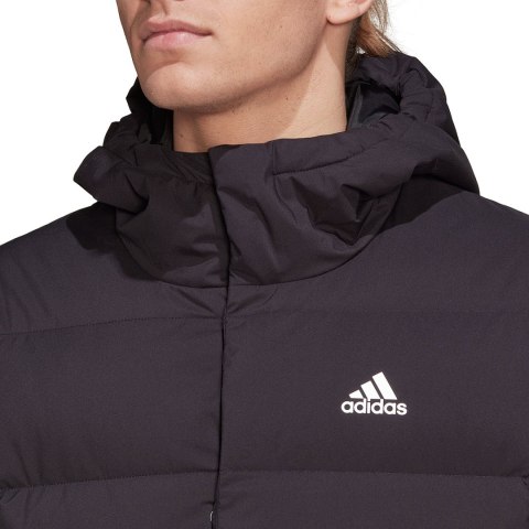 Adidas Kurtka męska adidas Helionic Hooded Down czarna HG8751 Adidas Kurtka męska adidas Helionic Hooded Down czarna HG8751