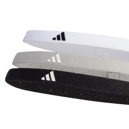 Adidas Opaski na włosy adidas Hairband 3 szt. biała, szara, czarna IK0471