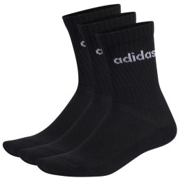 Adidas Skarpety adidas Linear Crew Cushioned Socks 3P czarne IC1301