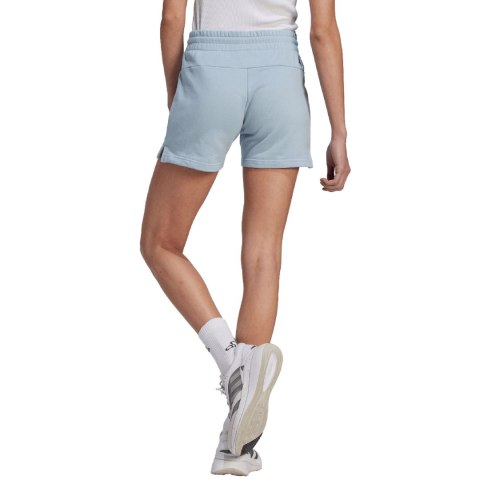 Adidas Spodenki damskie adidas Essentials Linear French Terry błękitne IL3355 Adidas Spodenki damskie adidas Essentials Linear French Terry błękitne IL3355