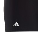 Adidas Spodenki kąpielowe dla dzieci adidas 3 Bar Logo czarne HR7480