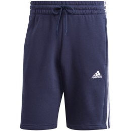 Adidas Spodenki męskie adidas Essentials Fleece 3-Stripes Shorts granatowe IJ6484