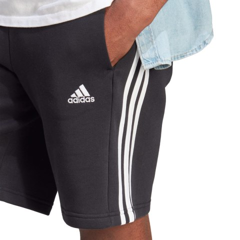 Adidas Spodenki męskie adidas Essentials Fleece 3-Stripes czarne IB4026 Adidas Spodenki męskie adidas Essentials Fleece 3-Stripes czarne IB4026