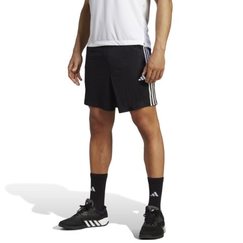 Adidas Spodenki męskie adidas Train Essentials Piqué 3-Stripes czarne IB8111 Adidas Spodenki męskie adidas Train Essentials Piqué 3-Stripes czarne IB8111