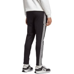 Adidas Spodnie męskie adidas Essentials Single Jersey Tapered Open Hem 3-Stripes czarne IC0044