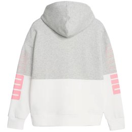 Puma Bluza damska Puma Power Colorblock Hoodie FL szaro-biała 676023 04