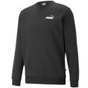 Puma Bluza męska Puma ESS+ 2 Col Small Logo Crew FL czarna 674472 61