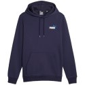 Puma Bluza męska Puma ESS+ 2 Col Small Logo Hoodie FL granatowa 674471 06