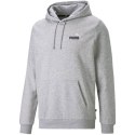 Puma Bluza męska Puma ESS+ 2 Col Small Logo Hoodie FL szara 674471 04