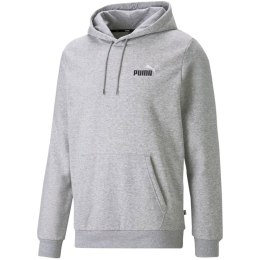 Puma Bluza męska Puma ESS+ 2 Col Small Logo Hoodie FL szara 674471 04