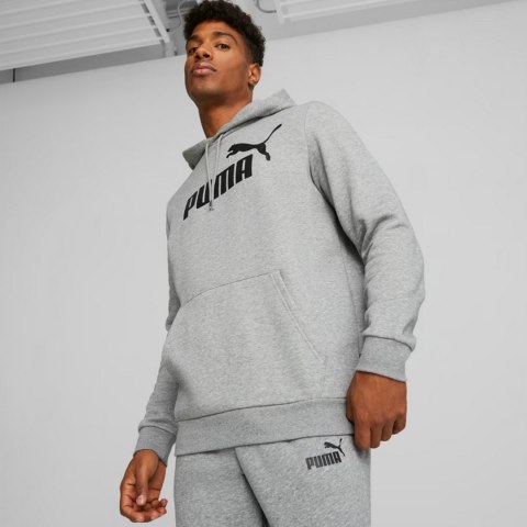 Puma Bluza męska Puma ESS Big Logo Hoodie FL szara 586686 03 Puma Bluza męska Puma ESS Big Logo Hoodie FL szara 586686 03