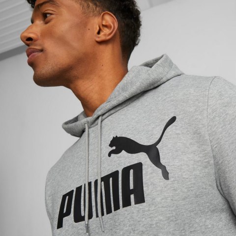 Puma Bluza męska Puma ESS Big Logo Hoodie FL szara 586686 03 Puma Bluza męska Puma ESS Big Logo Hoodie FL szara 586686 03