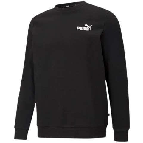 Puma Bluza męska Puma ESS Small Logo Crew FL czarna 586682 01