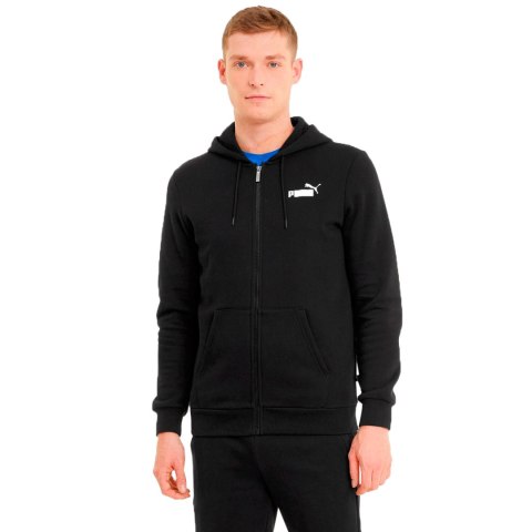 Puma Bluza męska Puma ESS Small Logo FZ Hoodie FL czarna 586702 01 Puma Bluza męska Puma ESS Small Logo FZ Hoodie FL czarna 586702 01