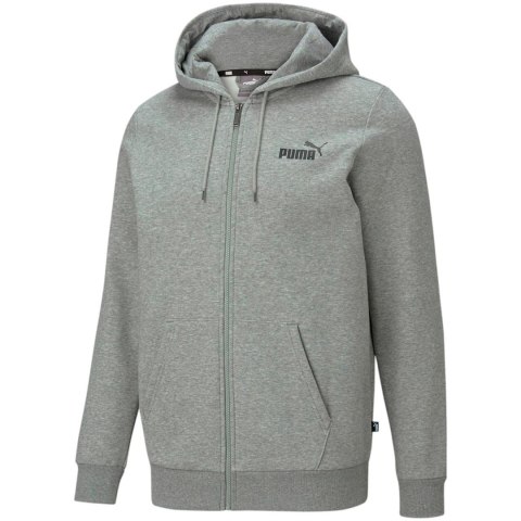 Puma Bluza męska Puma ESS Small Logo FZ Hoodie FL szary 586702 03