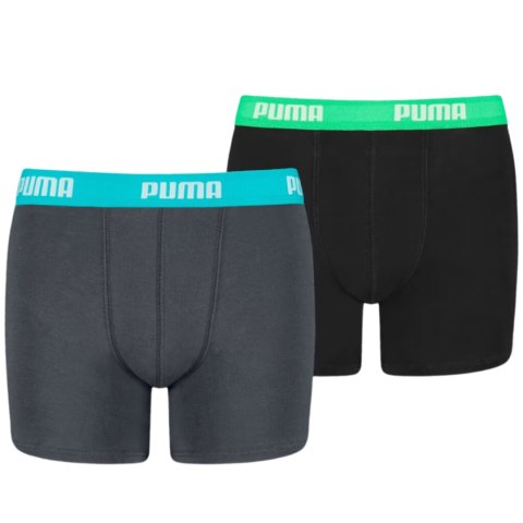 Puma Bokserki dla dzieci Puma Basic Boxer 2P czarne, szare 935454 01