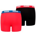 Puma Bokserki dla dzieci Puma Basic Boxer 2P czerwone, czarne 935454 04