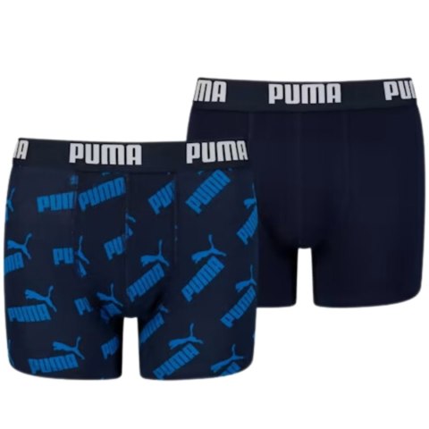 Puma Bokserki dla dzieci Puma Basic Boxer 2P granatowe, czarne 935526 02