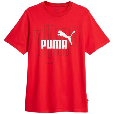 Puma Koszulka męska Puma Graphics No. 1 Logo Tee All Time czerwona 677183 11