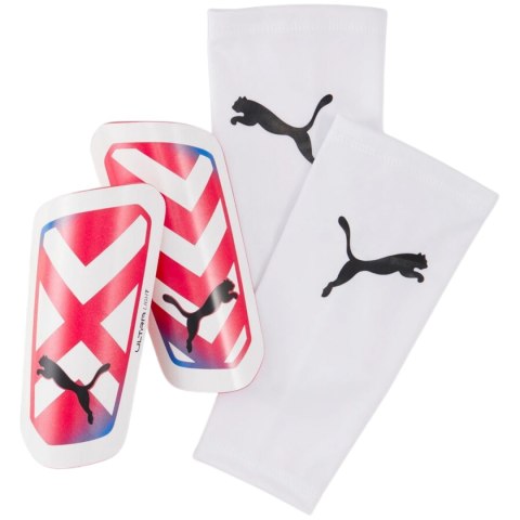 Puma Ochraniacze piłkarskie Puma Ultra Light Sleeve biało-czerwone 30873 05