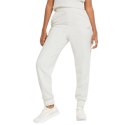 Puma Spodnie damskie Puma ESS+ Embroidery High-Waist Pants FL kremowe 670007 99