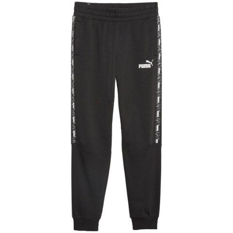 Puma Spodnie męskie Puma ESS Tape Camo Sweatpants czarne 675949 01