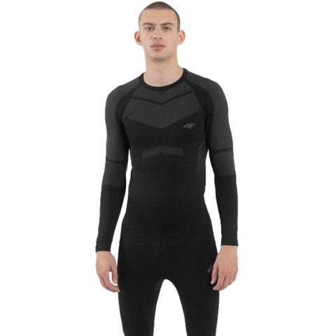 4F Bluza termoaktywna męska 4F M103 głęboka czerń 4FAW23USEAM103 20S 4F Bluza termoaktywna męska 4F M103 głęboka czerń 4FAW23USEAM103 20S