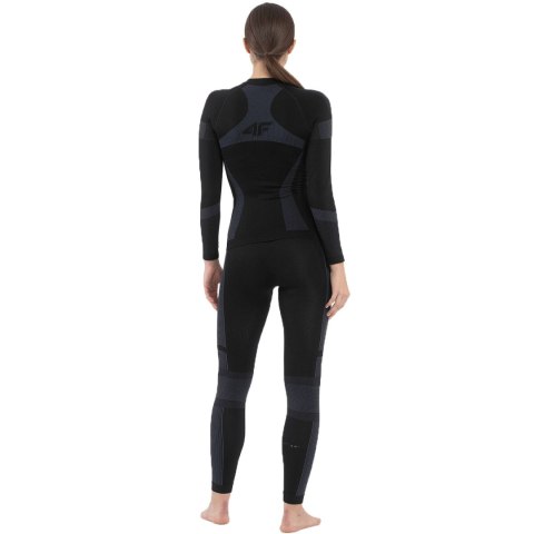 4F Legginsy termoaktywne damskie 4F F116 głęboka czerń 4FAW23USEAF116 20S 4F Legginsy termoaktywne damskie 4F F116 głęboka czerń 4FAW23USEAF116 20S