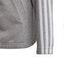 Adidas Bluza dla dzieci adidas Essentials 3-Stripes Full-Zip Hoodie szara IC3635