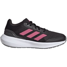 Adidas Buty dla dzieci adidas RunFalcon 3 Sport Running Lace czarno-różowe HP5838