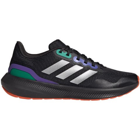 Adidas Buty męskie adidas Runfalcon 3 TR czarno-zielono-fioletowe HP7570