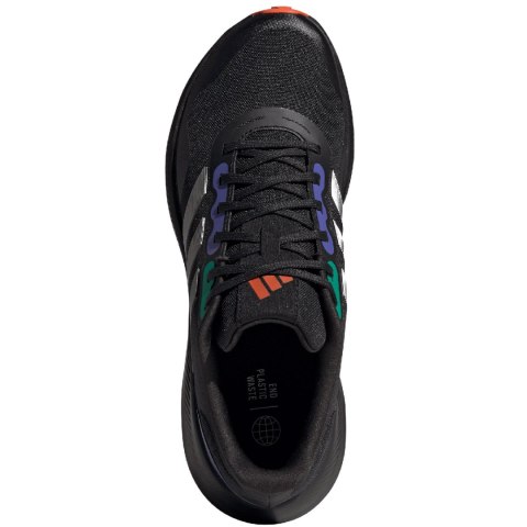 Adidas Buty męskie adidas Runfalcon 3 TR czarno-zielono-fioletowe HP7570 Adidas Buty męskie adidas Runfalcon 3 TR czarno-zielono-fioletowe HP7570